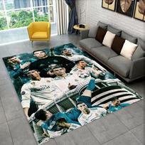 CR7 Ožys Ronaldo Futbolo Žvaigždė Kilimas Žaidimų Kambariui Miegamajam Svetainei Sofai Namų Dekoras, Vaikų Plotas Kilimas Neslystantis Grindų Kilimėlis Dovana 40x60cm