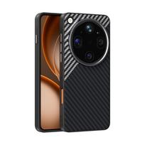 Magsafe magnetinis belaidžio įkrovimo dėklas telefonui Oppo Find X9 Ultra X9 X8 Pro X8S+ Anglies pluošto odos apsauginis dangtelis OPPO Find X8s sidabras
