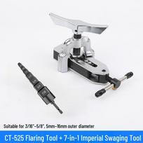 Dasheng CT-525 Multifunctional Tube Flaring & Expander Tool for Air Conditioner Copper Tube Repair white