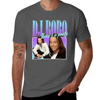 Dj Bobo 90-ųjų stiliaus Eurodance marškinėliai Lauko sporto trumpomis rankovėmis viršutinė dalis S black