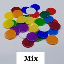100Pcs 19Mm Count Bingo Chips Markers For Bingo Game Cards Plastic For Classroom Children And Carnival Bingo Games blue