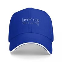 New Laver Cup T Shirt Tennis    London     Shirts  Championship Baseball Cap blue