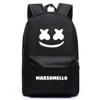 Amerikiečių DJ Marshmello Marshmallow Kuprinė Žvaigždėtas Dangus Kuprinė Studento Mokyklinė Kuprinė Lauko Kelioninė Kuprinė one size fits all black