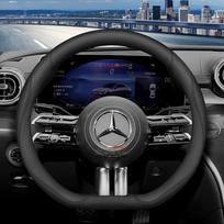 Odinis automobilio vairo užvalkalas Mercedes Benz W214 C200 V klasės GLE E klasės GLA 200 GLC CLA A200 Interjero aksesuarai 2025 mo00