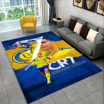 Football Star Goat R-Ronaldo CR7 Non-Slip Area Rug for Living Room,Bedroom,Playroom,Carpet Floor Mat Home Decor Rug Kids Room 40x60cm