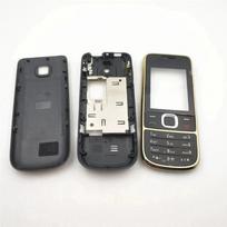 Korpusas Nokia 2700 2700c pilnas komplektas mobiliojo telefono korpuso dangtelis su anglišku klaviatūros išdėstymu auksinė