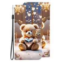 I17e/i16e Case for Capa Apple IPhone 17e 16e Fundas Cartoon Flower Leather Case for IPhone 17e 16e Phone Case Wallet Cover Coque iPhone 16e