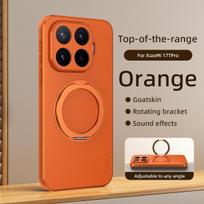For Xiaomi Mi 17T Pro Case Luxury PU Leather Ring Stand Magnetic Protective Back Cover Case for Xiaomi Mi 17T 17TPro Phone Shell Xiaomi 17T Pro orange