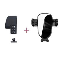 Automobilinis telefono laikiklis Toyota RAV4 RAV 4 2013 2014 2015 2016-2019 Mobiliojo telefono laikikliai Automobilinis belaidis įkrovimas Specialus fiksuotas pagrindas Base and holder 2 black