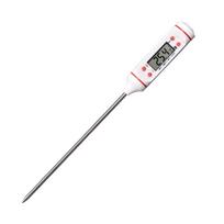 Digital Meat Thermometer Cooking Food Kitchen BBQ Probe Water Milk Oil Liquid Oven Digital Temperaure Sensor Meter Round tube packaging balta