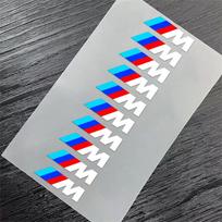 5/10vnt Automobilio interjero lipdukas Centrinės konsolės lipdukai Emblema Ženklelis Vandeniui atsparūs BMW M M1 M2 M3 M4 M5 M6 X7M X2M X4M X3M X5M X6M