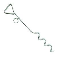 Ground Spike Heavy Duty Dog Stake Reinforced Rust-Proof Dog Ground Anchor 360° Rotating Sturdy Dog Tether Stake Camping