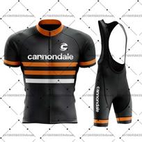 Cannondale Marškinėliai Vyriški Vasariniai Dviračių Marškinėliai Rinkinys 2026 Šortai su Petnešėlėmis Dviračių Įranga Kvėpuojantys Dviračių Marškinėliai S black