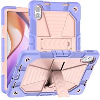Redmi Pad 2 Pro 12.1  Drop-proof PC+Silicone Case with Horizontal Stand & Strap 12.1-inch violetinė/rožinė
