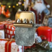Coastal Style Sardine Can Canned Hanging Ornament Tags Seafood Funny Ornaments Diy Home Decor Tin Sardines Fish Decoration B