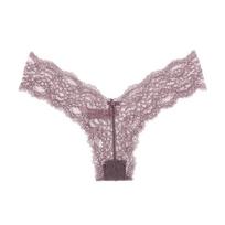 Moteriški nėriniai G-Strings Seksualus senovinis apatinis trikotažas Moteriški kelnaitės žemu juosmeniu Permatomos tuščiavidurės apatinės kelnaitės Intymios kelnaitės One Size black