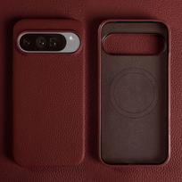 Natūralios odos magnetinis dėklas Google Pixel 11 Pro Pixel 10 9 7 8 6, pilna apsauga, magnetas Magsafe dėklams, smūgiams atsparus dangtelis Google Pixel 9 Pro XL