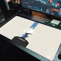 Helldivers 2 Pelės kilimėlis Didelis žaidimų stalo pagalvėlė Neslystantis Nešiojamojo kompiuterio planšetinio kompiuterio Didelis pelės kilimėlis XXL kilimėlis Mini PC žaidimų kilimėlis Su užrakinamu kraštu_xia 30cmx60cm(11.8x23.6inch) black