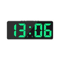 Balso valdymas Skaitmeninis žadintuvas Temperatūra Snaudimas Naktinis režimas Stalinis stalinis laikrodis 12/24h Anti-trukdymo funkcija LED laikrodžiai Laikrodis juoda/žalia