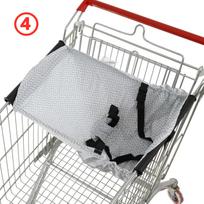 Kūdikių pirkinių krepšelis Sėdynės pagalvėlė Kūdikiams Lauko Apsauginiai Užvalkalai Saugumas 4 gray