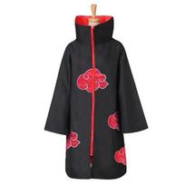Vyriški moteriški kostiumai Akatsuki apsiaustas Cosplay Sasuke Uchiha Cape Cosplay Itachi drabužiai Adult L black