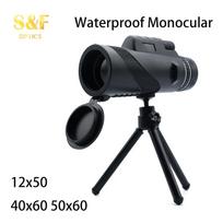 High Power Outdoor Telescope 40x60 Lightweight Monocular For Adults' Smartphone With Tripod 10x42-No need Tripod