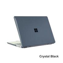 Nešiojamojo kompiuterio dėklas, skirtas Microsoft Surface Laptop Go 2 Case 12,4 colio Funda, skirtas Surface Laptop 2 3 4 5 13,5 colio kompiuterio matinis kristalinis dangtelis 1769 1867 1958 1950 juoda