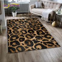 3D laukinių leopardinių spaudinių serijos kilimėlis, kiliminis kilimėlis namų svetainei, miegamojo sofa, durų kilimėlis, virtuvės dekoras, vaikų neslystantis grindų kilimėlis 70cm x 100cm