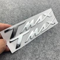 Pasidaryk pats Paprasti motociklų lipdukai TMAX 500 530 Tmax lipdukai Lipdukai Bako kėbulo 3D emblema Logotipas Automobilio dekoravimas white