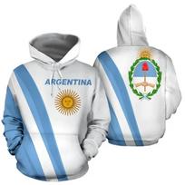 Argentinos Vėliava 3D Spausdinti Gobtuvai Vyrams Drabužiai Nacionalinis Herbas Grafiniai Megztiniai Mada Veteranų Megztiniai Laisvalaikio Sportinis Kostiumas M gray