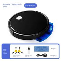 APP Išmanus valymo robotas USB buitinis dulkių siurblys valymas ir šluostymas integruotas trys viename apsauga nuo kritimo black