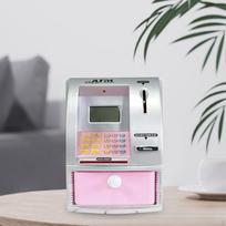 ATM taupyklė vaikams Grynųjų pinigų dėžutė Kūrybiški mokomieji žaislai Žaisliniai pinigai Amžius 3 4 5 6 7 8 Metai silver pink gray