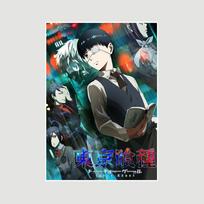 Klasikinis anime „Tokyo Ghoul“ plakatas, vintažiniai balti tapetai, plakatai, kambario baro dekoravimas, tapyba, namų dekoras, interjeras, freskos, dovanos 42x30cm
