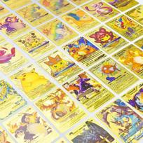 Auksinės Pokemon kortos (55 vnt.)