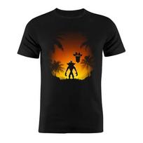 Aquarelinis Crash Bandicoot Juokingas Vaikystės Prisiminimas Nostalgija Meno Kūrinys Piešinys Spausdinti Marškinėliai Vyrams Grafiniai Marškinėliai S brown