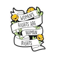 30 tipų feministiniai emalio smeigtukai Kūrybingi moterims merginoms galios atlapo ženkleliai Smeigtukai Kuprinės Drabužių Papuošalų Aksesuarai Moterims black