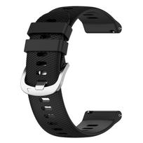 20 mm apyrankė Garmin Venu 2 plus/Garmin Vivomove D2 Air X10 Active 5 silikoninė laikrodžio apyrankė dirželis laikrodžio apsauginiai priedai 20mm black