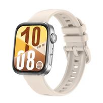 Silikoninis dirželis Huawei Watch Fit 4 4 Pro apyrankei Spalvingas sagties apyrankės apyrankė Huawei Watch Fit 3 dirželio priedai Huawei Watch Fit 3 beige