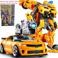 Transformuojamas žaislinis roboto figūrėlė filmo klasika Autobotų vadas Dvigubas kalavijas ginklas Vaikų gimtadienio dovana white