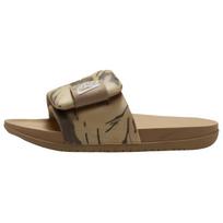 Nike Offcourt Adjust šlepetės Limestone Olive Unisex sportbačiai Tan Olive-Grey Sea-Glass HF1438-200 41 brown