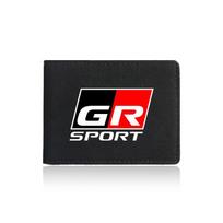1 vnt. Automobilio emblema Vairuotojo pažymėjimo dėklas ID Kredito kortelių laikiklis Toyota TRD C-hr Prado Rav4 Yaris Hilux Prius Avensis Corolla Camry GR black