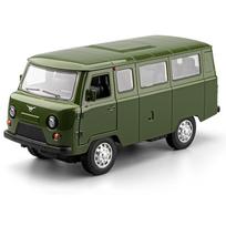 1/18 UAZ 452A Didelis lydinio lieto modelio automobilis, priekinių ratų vairavimas, Vaikams skirta žaislinė mašinėlė su šviesa, Suaugusiųjų kolekcijos papuošalas, Dovana žalia