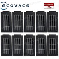 ECOVACS T50 PRO OMNI /T50PRO / T50 OMNI Robotas siurblys Atsarginės dalys Pagrindiniai šoniniai šepečiai Šluostės HEPA filtrai Dulkių maišeliai Priedai black