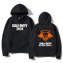 Nauji Call of Duty Black Ops 6 vyriški ir moteriški džemperiai su gobtuvu Harajuku vyriški ir moteriški ilgomis rankovėmis marškinėliai rudeniui ir žiemai M black