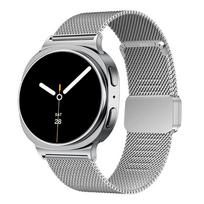 Milano apyrankė Samsung Galaxy Watch 8 40mm 44mm 8 Classic 46mm 7Ultra-Ultra  2025 47mm magnetinis metalinis tinklelio dirželis apyrankė Watch 8 Classic 46mm sidabras