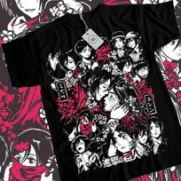 Attack on Titan Mikasa Eren and Mikasa T-Shirt Girl Anime AOT Shirt Tee All Size Graphic T Shirts Y2k Top Women Clothing XXXXXL black