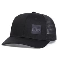 Unisex THE REAL BOSS Odinis Etiketė Tinklinės Kepurės Beisbolui Pavasaris ir Vasara Lauko Reguliuojamos Atsitiktinės Kepurės Hip Hop Kepurė Kepurė nuo Saulės juoda