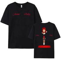 Jennie Ruby Pirmasis studijinis albumas Prekės T-shirt Kim Mantra By Jennie T-shirt Medvilniniai Aukštos kokybės Laisvi Marškinėliai Vasara Vyrams Moterims Marškinėliai S brown