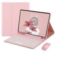 Magnetinis klaviatūros dėklas S10Ultra SM-X920 14,6 Samsung Galaxy Tab S10 FE Plus 13,1 colio SM-X620 SM-X626B Klaviatūros dangtelis Planšetinio kompiuterio dėklas Teclado Samsung S9 FE Plus12.4 beige