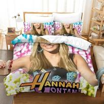 3D Spausdintas Hannah Montana Patalynės Komplektas Miegamajam Minkštos Modernios Antklodės Patogus Vaikų Antklodės Užvalkalas Užvalkalas Ir Pagalvės Užvalkalas 70x133cm 3pcs